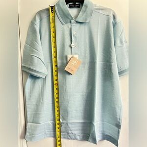 Gran Sasso Blue Polo Shirt Classic Design